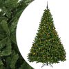 vidaXL K&uuml;nstlicher Weihnachtsbaum Hellgr&uuml;n mit Kugeln 270 cm 600 LEDs
