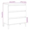 vidaXL Sideboard Altholz-Optik 60x35x70 cm Holzwerkstoff