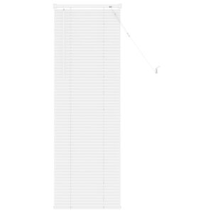 vidaXL Venetianer Jalousie Verstellbar Wei&szlig; 150 x 60 cm PVC