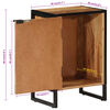 vidaXL Badschrank 40x30x60 cm Massivholz Akazie und Eisen