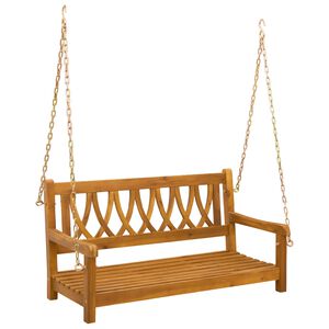 vidaXL Gartenschaukelbank 2 -Seater 110 x 56 x 58 cm Massivholz Akazie