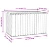 vidaXL Gartenbox Gr&uuml;n 171x99x93 cm