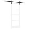 vidaXL Schiebet&uuml;r ORKDAL Wei&szlig; und Schwarz 83 x 202 cm