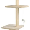 vidaXL Katzen-Kratzbaum mit Sisal-Kratzs&auml;ulen 260 cm Beige