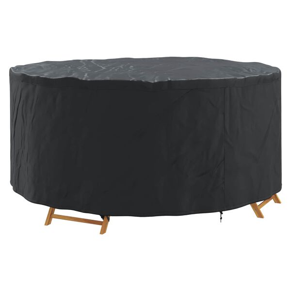 vidaXL Gartenm&ouml;belabdeckung Schwarz 200 x 200 x 71 cm 420D-Gewebe