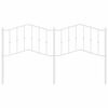 vidaXL Kopfteil Metall Wei&szlig; 160 cm