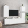 vidaXL TV-Wandschrank Wei&szlig; 80x30x41 cm