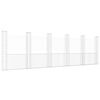 vidaXL Gabionenkorb U-Form mit 6 S&auml;ulen Eisen 620x20x200 cm