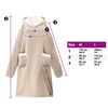 vidaXL Decken-Hoodie Beige L Fleece und Flanell