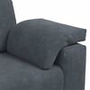 vidaXL Zweisitzer-Sofa Dunkelgrau 180x77x82 cm Samt