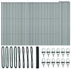 vidaXL Ground Fix Geschwei&szlig;ter Drahtzaun 100 x 1,2 m (B x H)