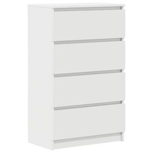 vidaXL Sideboard Wei&szlig; 60x35x98,5 cm Holzwerkstoff