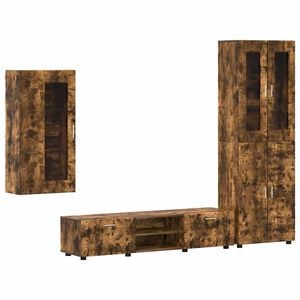 vidaXL TV-Schrankset FLORIN 3 stk. 150 x 39 x 30 cm R&auml;uchereiche