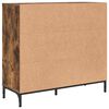 vidaXL Sideboard Ger&auml;ucherte Eiche 89,5 x 33 x 82 cm Holzwerkstoff