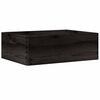 vidaXL Holzkiste mit Griffen Schwarz 40x30x13 cm Massivholz Kiefer