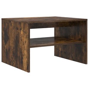 vidaXL Couchtisch Ger&auml;ucherte Eiche 60 x 50 x 40 cm Holzwerkstoff