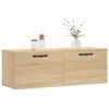 vidaXL Wandschrank Sonoma-Eiche 100x36,5x35 cm Holzwerkstoff