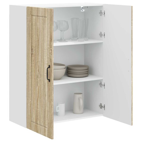 vidaXL K&uuml;chenschrank Lucca Sonoma-Eiche 80 x 31 x 100 cm Holzwerkstoff