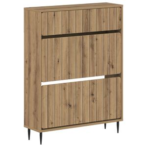 vidaXL Schuhschrank ZWOLLE 78 x 24 x 103 cm Holzwerkstoff