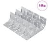 vidaXL Halterung 212 pcs Zink-beschichtet 106 x 55 x 1,5mm Stahl