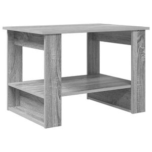 vidaXL Couchtisch Graues Sonoma 72 x 50 x 50 cm Holzwerkstoff