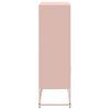 vidaXL Highboard Rosa 68,5x38,5x123,5 cm Stahl