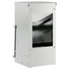 vidaXL Kaninchenf&uuml;tterer Silber 12,5 x 12,5 x 25 cm 1,5 kg