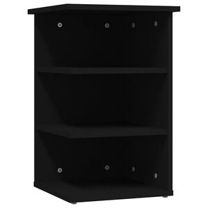 vidaXL Beistellregal Schwarz 35x35x55 cm Holzwerkstoff