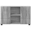 vidaXL Sideboard Graues Sonoma 88,5 x 30,5 x 55,5 cm Holzwerkstoff