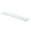 vidaXL Regalboden Glas Transparent 90x15 cm