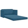 vidaXL Schlafsofa 110cm Blau Samt
