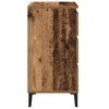 vidaXL Nachttisch mit Schubladen Altholz 45 x 35 x 44 cm Holzwerkstoff