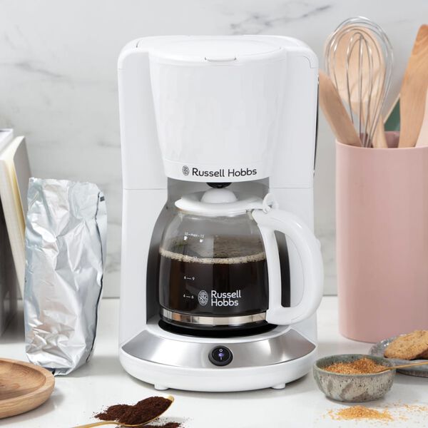 Russell Hobbs Kaffeemaschine Honeycomb Wei&szlig;