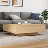 vidaXL Couchtisch Sonoma-Eiche 100x100x31 cm Holzwerkstoff