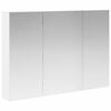 vidaXL Badezimmerspiegelschrank Wei&szlig; 100 x 14,5 x 70 cm Holzwerkstoff