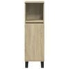 vidaXL Badschrank Sonoma-Eiche 30x30x100 cm Holzwerkstoff