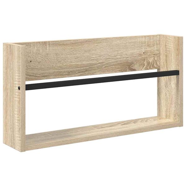 vidaXL Magazinregal Sonoma-Eiche 60 x 12 x 30 cm Holzwerkstoff