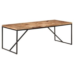 vidaXL Esstisch 200x90x76 cm Massivholz Akazie und Mango