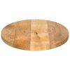 vidaXL Tischplatte 120x50x3,8 cm Oval Massivholz Mango