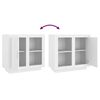 vidaXL Sideboard Weiß 80x40x75 cm