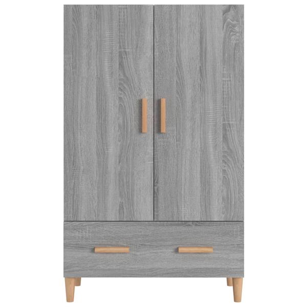 vidaXL Highboard Grau Sonoma 70x31x115 cm Holzwerkstoff