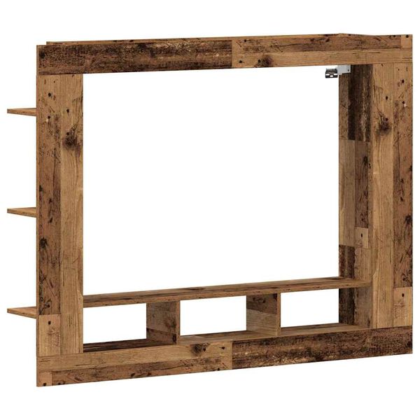 vidaXL TV-Schr&auml;nk Wandmontiert Altholz 152 x 22 x 113 cm Holzwerkstoff