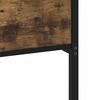 vidaXL Bettgestell ohne Matratze Räuchereiche 75x190 cm Holzwerkstoff