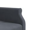 vidaXL Schlafsofa in L-Form Dunkelgrau 271x140x70 cm Samt