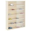 vidaXL Wanddisplay-Case mit Regal Beige 40 x 8,5 x 54 cm Sperrholz