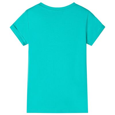 Kinder-T-Shirt Minzgrün 92