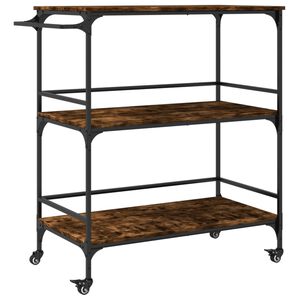 vidaXL K&uuml;chenwagen R&auml;uchereiche 100,5x50x105 cm Holzwerkstoff