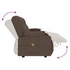 vidaXL 4-Sitzer Massagesessel mit Getr&auml;nkehalter Taupe Stoff