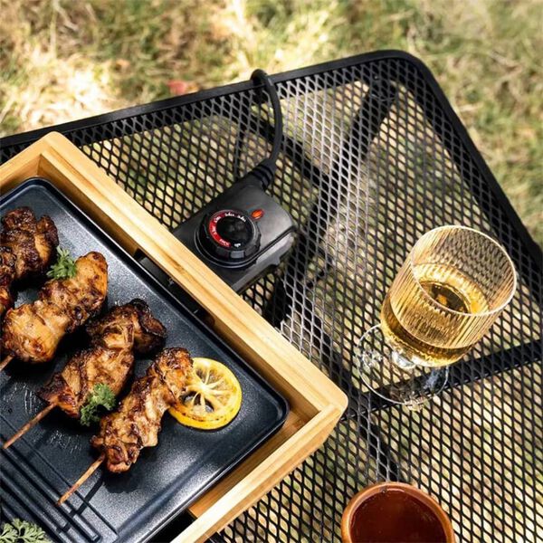 Travellife Campingtisch Greccio 90 Mesh Schwarz