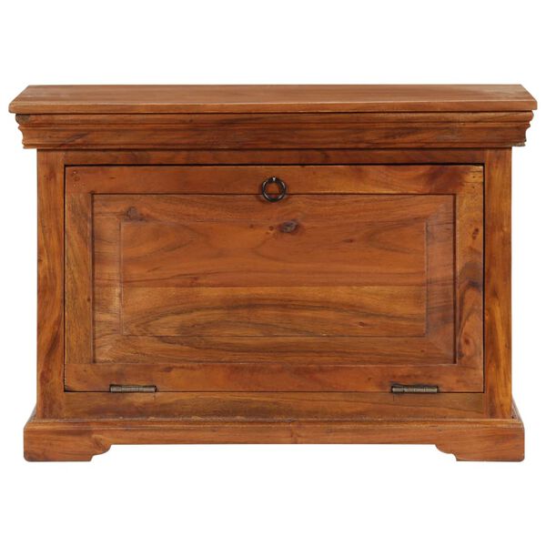 vidaXL Schuhschrank 60 x 40 x 41 cm Massivholz Akazie